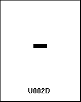 U002D