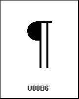 U00B6