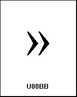 U00BB