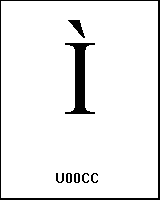 U00CC