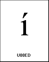 U00ED