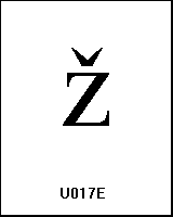 U017E