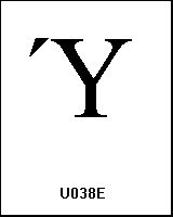 U038E