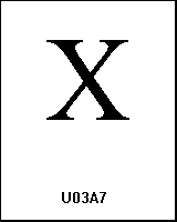 U03A7