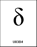 U03B4