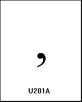 U201A