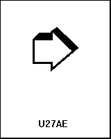 U27AE